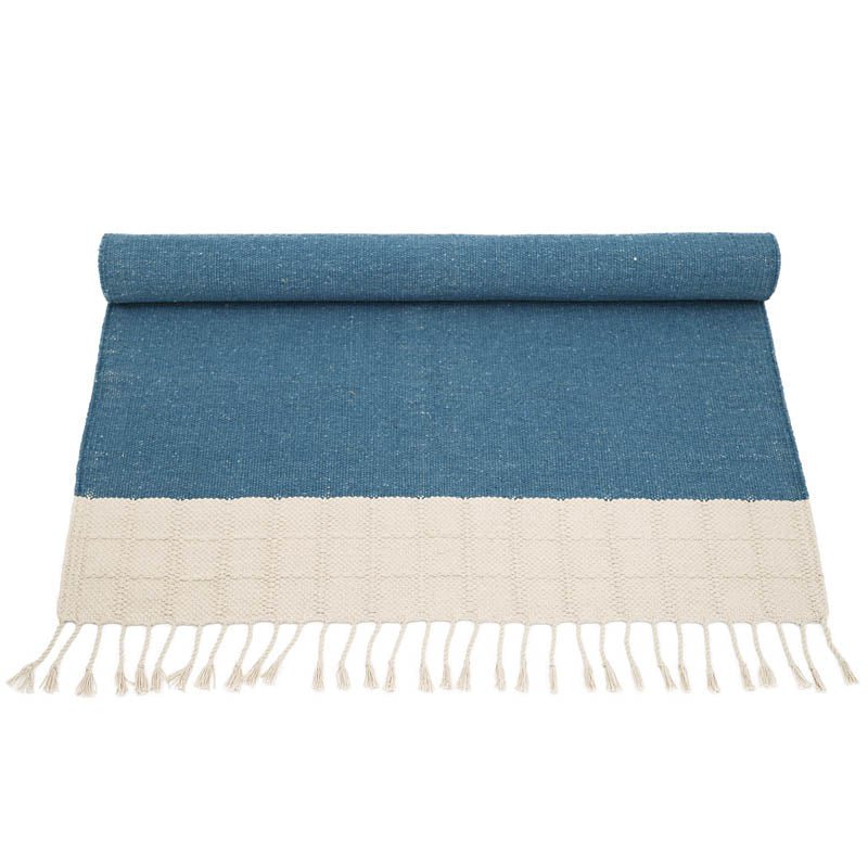 Kindertapijt 100x150 cm Lucia Bleu katoen gerecycled