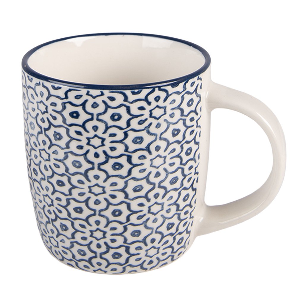 Mug Set of 4 300 ml White Porcelain
