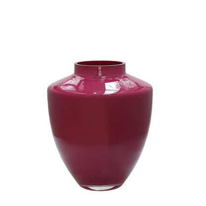 Vaas Tugela mauve mondgeblazen glas Ø24.5 x H29 cm