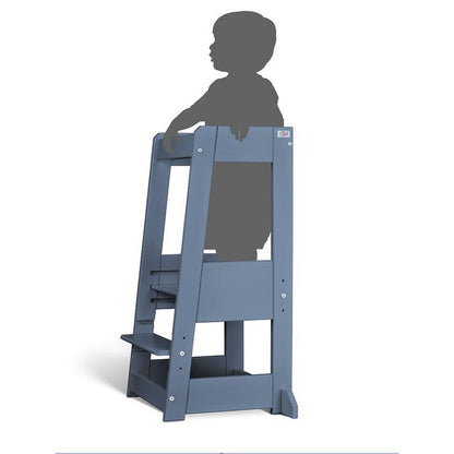tiSsi® learning tower FELIX beech DOVE BLUE