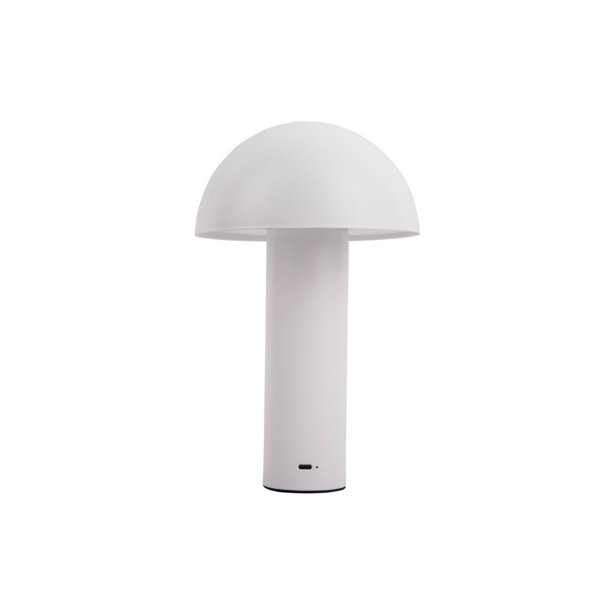 Tafellamp Vuur 15 cm ijzer mat wit