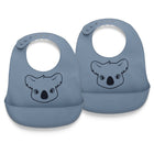 Slabbetje siliconen 2-pack Beringzee 22.5x29 cm