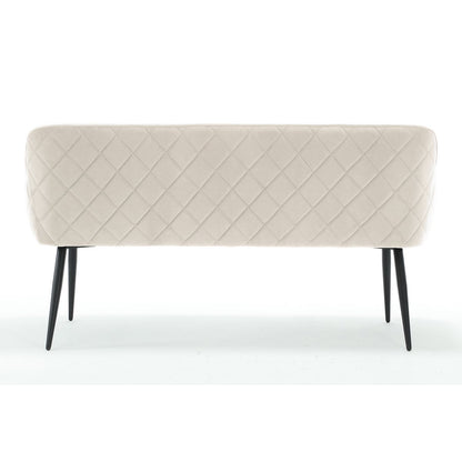 Eetgroep 220x110 cm massief acaciahout metaal