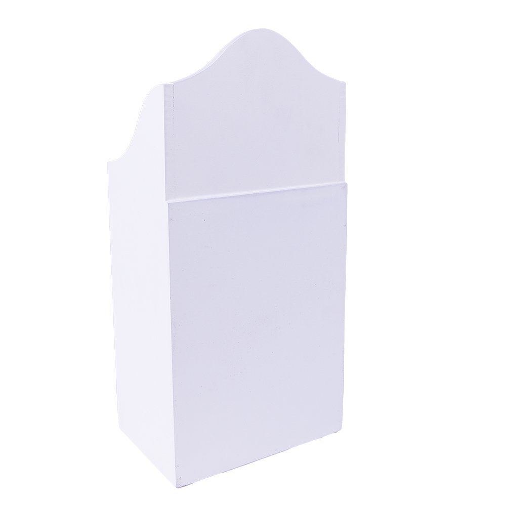 Ladekastje 13x9x27 cm MDF polyresin wit bruin