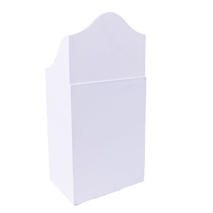 Ladekastje 13x9x27 cm MDF polyresin wit bruin