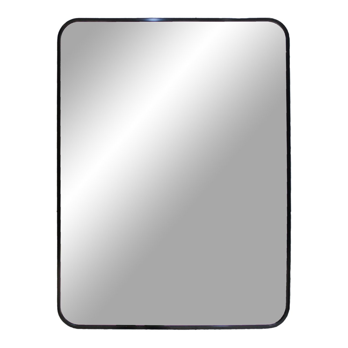 Spiegel 50x70 cm aluminium zwart