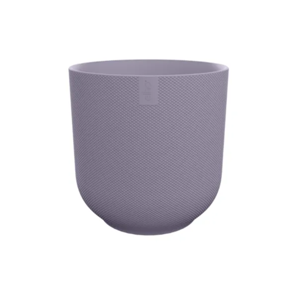 Bloempot rond 23x21 cm terracotta mat kunststof