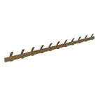 Wandkapstok 100 cm goud metaal