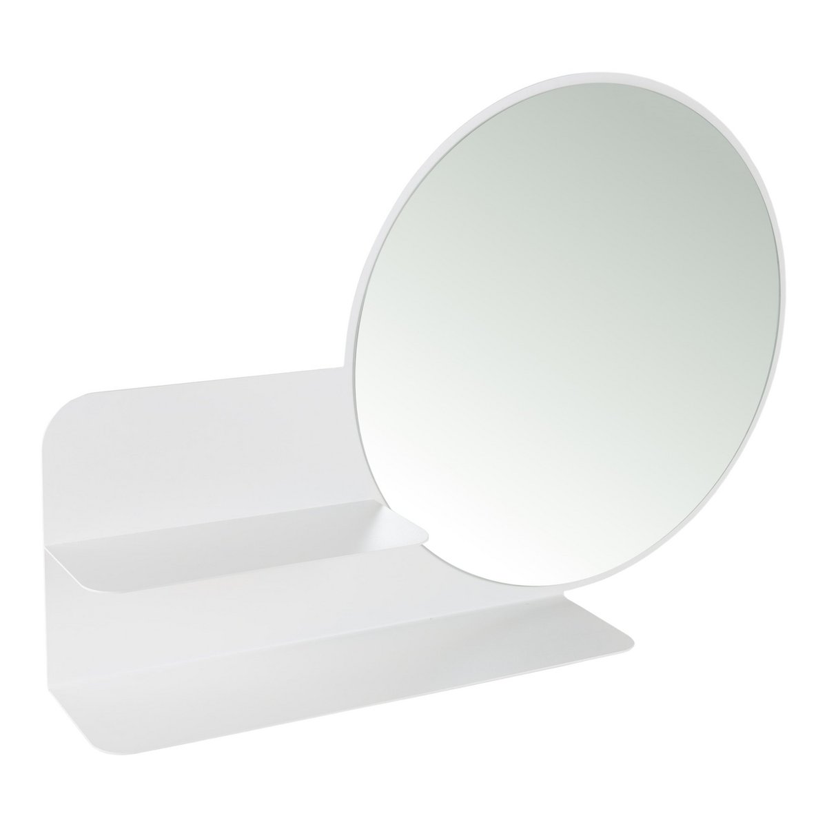 Gorillz Clever Wit Round Mirror With Storage Function 52 cm
