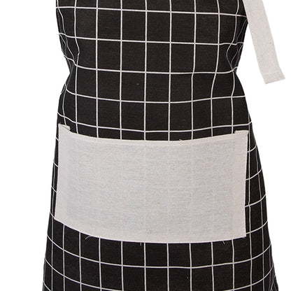 Kitchen Apron 69x68 cm Black Polyester