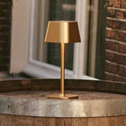 Tafellamp goud draadloos dimbaar 30 cm