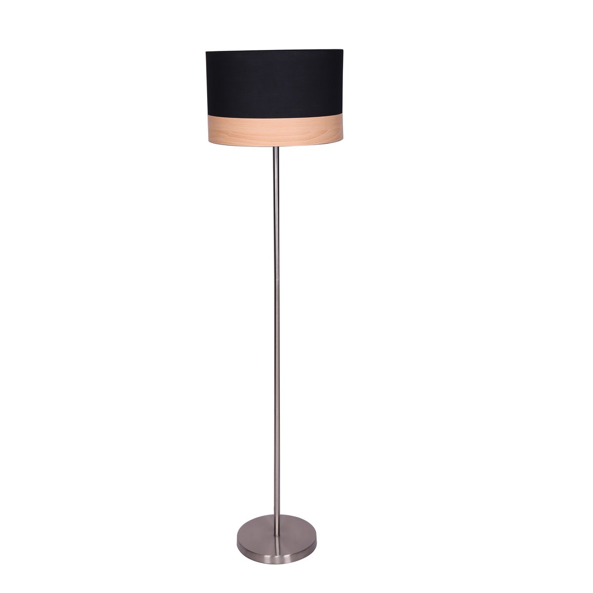 Floor lamp round black Ø 38 cm