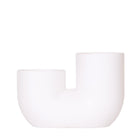 Duo plantenpot keramiek 9 cm zwart