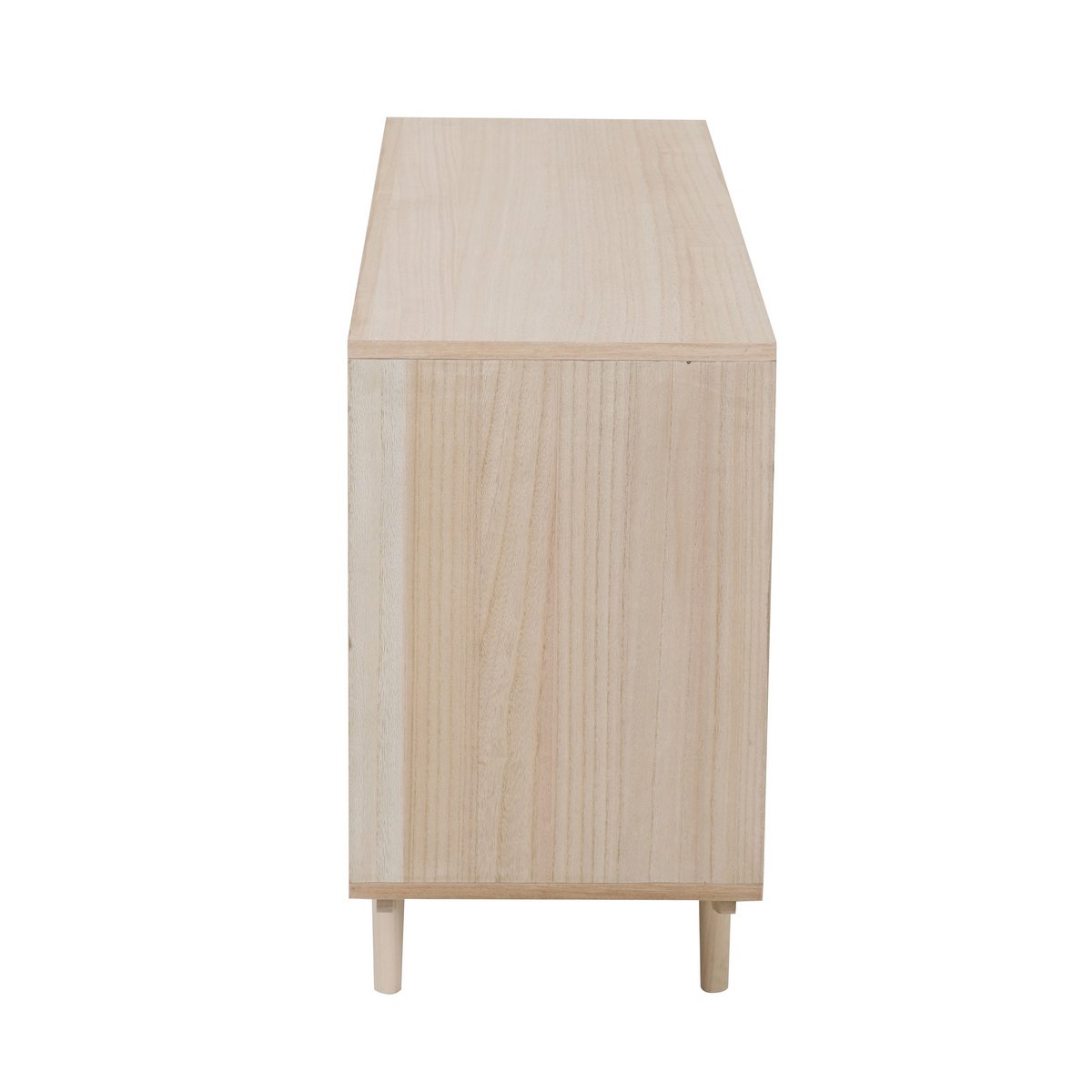 Dressoir 100x36x65 cm rotan MDF Paulownia