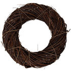 Wreath Ø 50x12 cm Brown Rattan