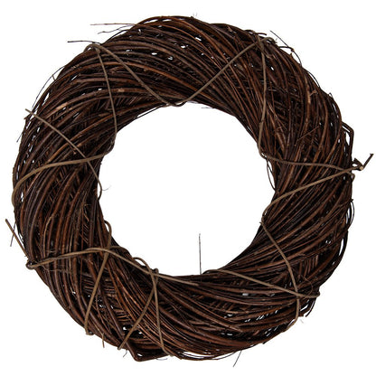 Wreath Ø 50x12 cm Brown Rattan