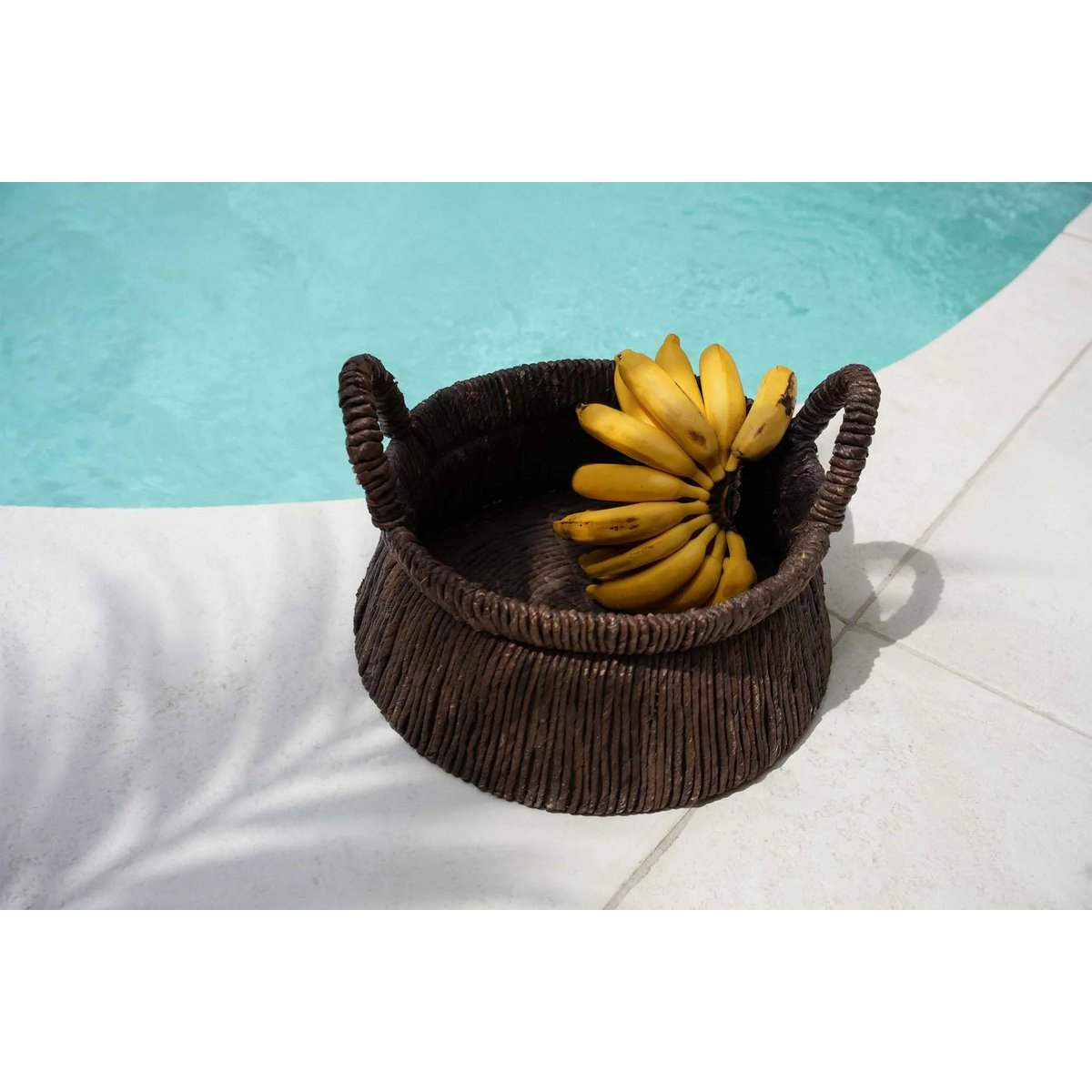 Mand bananenblad driehoekig
