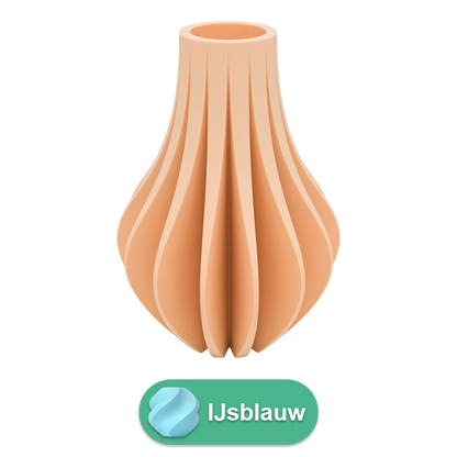 Aventa 3D vaas - 3D geprinte vaas - Duurzaam PLA - Geschikt voor kunstbloemen