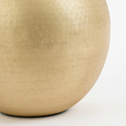 Vaas aluminium 31x25 cm champagne