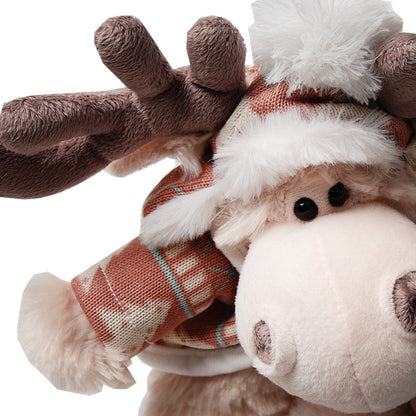 Knuffel rendier 21x22x22 cm bruin