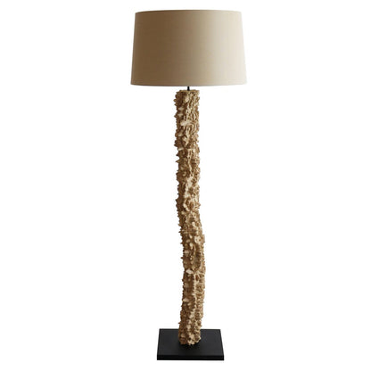 Floor lamp driftwood natural/white 150 cm