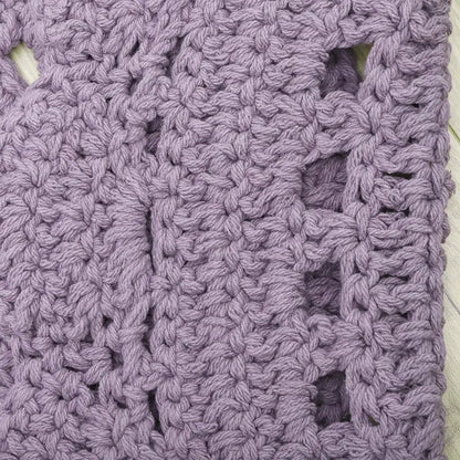 ALMA PURPLE Crocheted Children's Rug
