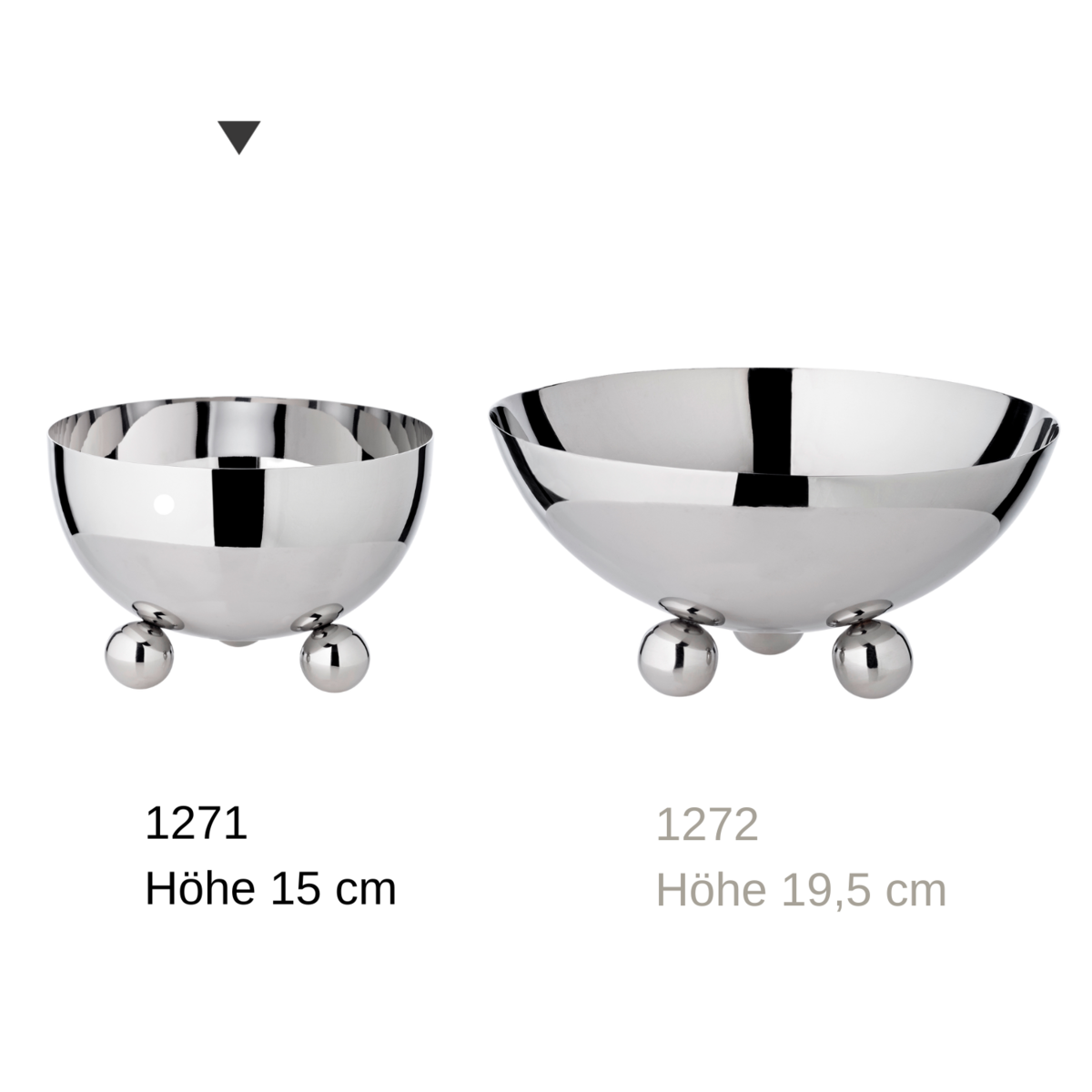 Schaal roestvrij staal 15 cm hoogglans