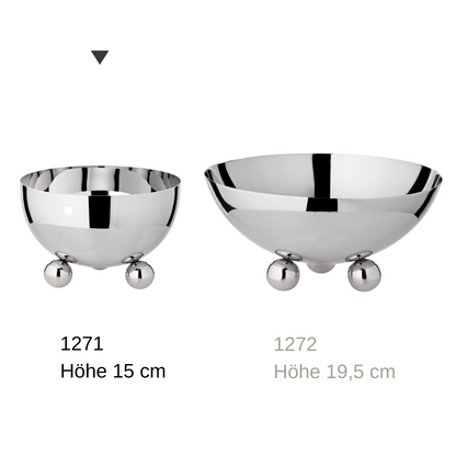 Schaal roestvrij staal 15 cm hoogglans
