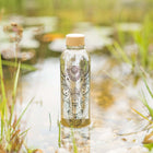 Glazen fles 0,7 L olifant motief