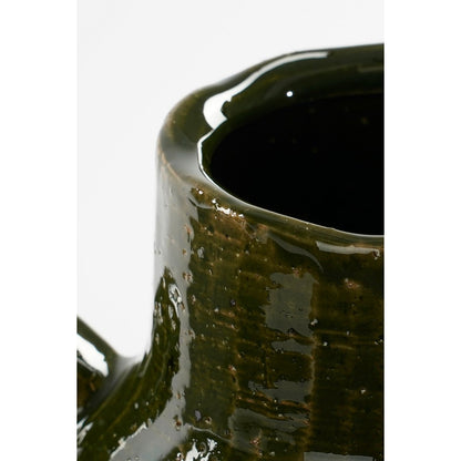 Vaas keramiek groen H34 x Ø26 cm