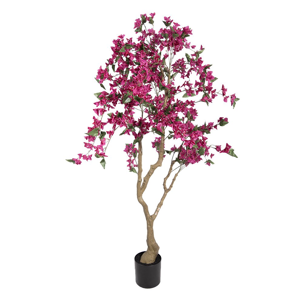 Kunstboom Bougainvillea 80x80x180 cm Roze Kunststof