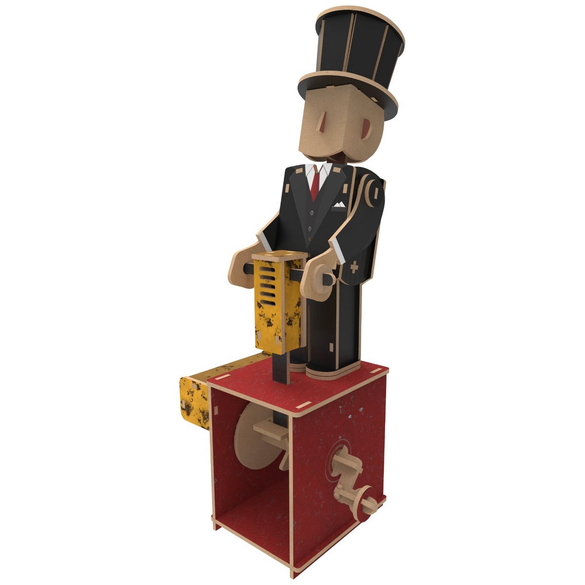 Ilo Build 3D Mechanische Houten Modelbouw Gentleman Jack