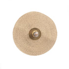 Wandlamp messing geweven gras 46x10 cm