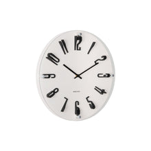 Wandklok 40 cm melamine grijs
