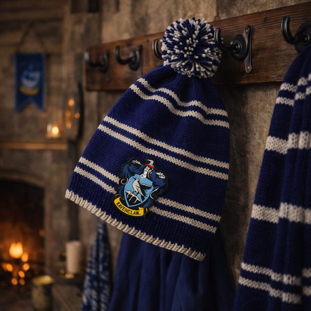 Harry Potter - Bobble Hat Knitting Kit - Ravenclaw