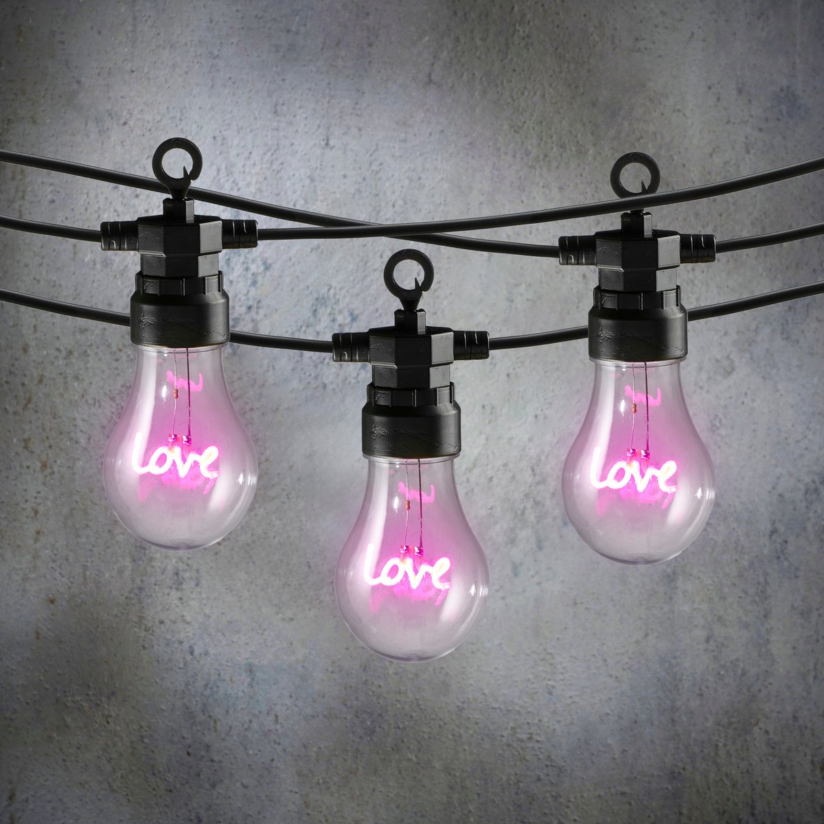 LED lichtsnoer buiten 450 cm roze