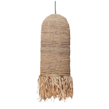 Hanglamp raffia 25x50 cm