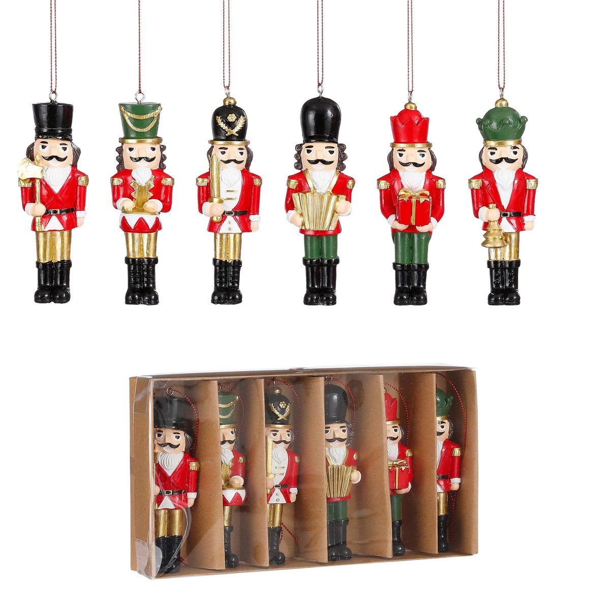 Kerstornament  Rood