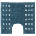 Badmat 55x60 cm acryl blauw