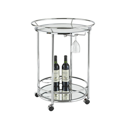 Serveertafel rond RVS D.57 cm