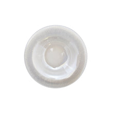 Bord rond 28 cm glas wit