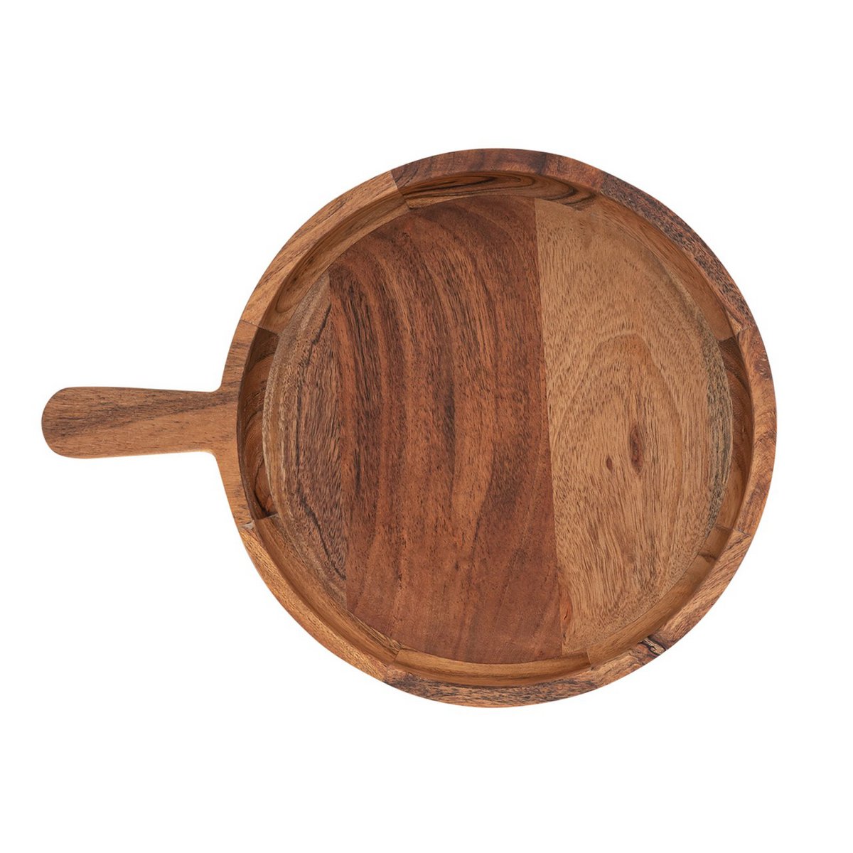 Wooden pan decoration pan wood 32x25 cm bowl acacia fixed