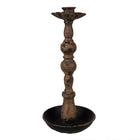 Kandelaar 25 cm zwart ijzer