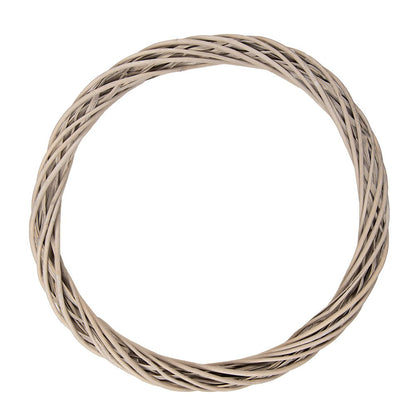 Decoratiekrans rotan Ø 50x5 cm bruin