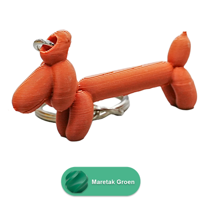 Sleutelhanger Wiener Ballon Hond