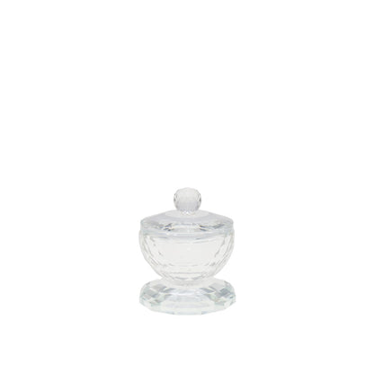 Transparent Crystal Style Salt Shaker with Lid