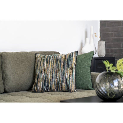 Lismore Kussen - Kussen, polyester, katoen, groen, 45x45 cm
