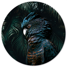 Muurcirkel L2X cockatoo Dibond/Forex Ø12-80 cm