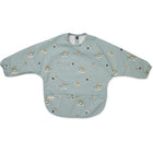 Slabbetje lange mouwen blauw gecoat