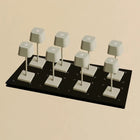 Tafellampen set 8x Sarphati Mini Shadow Grey met laadstation
